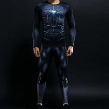 Load image into Gallery viewer, Men's Compression GYM training Clothes Suits workout Superman jogging Sportswear Fitness Dry Fit Tracksuit Tights 2pcs / sets